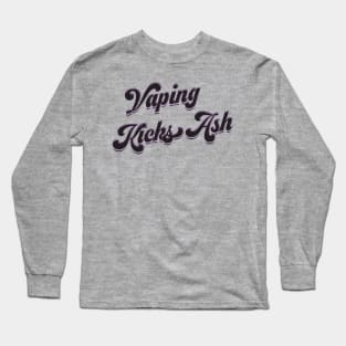 Ω VAPE  | Vaping Kicks Ash Long Sleeve T-Shirt